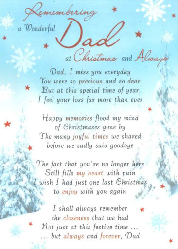 Picture of REMEMBERING DAD AT CHRISTMAS CARD